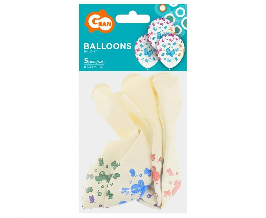 Balony motylki (5szt) GoDan